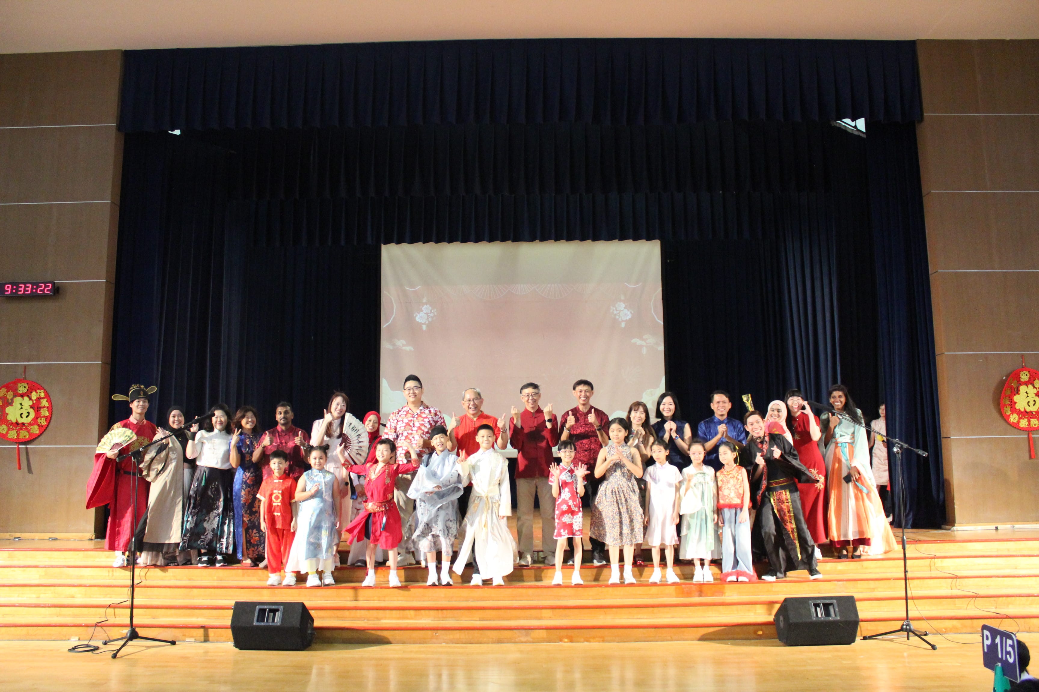 Showcasing different eras of tradditional costumes